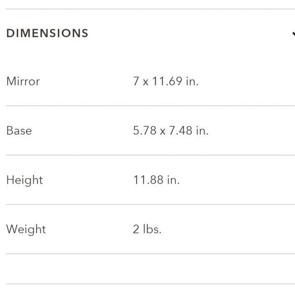 Impressions Infinity Trifold LED Makeup Mirror w/Magnification - Picture 10 of 12